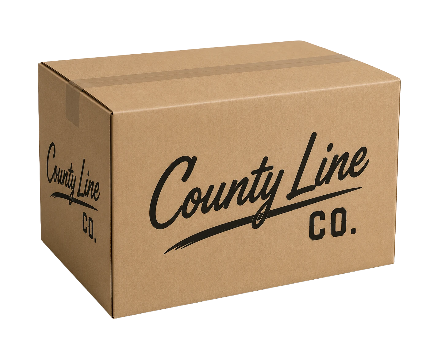 County Line CO. shipping box